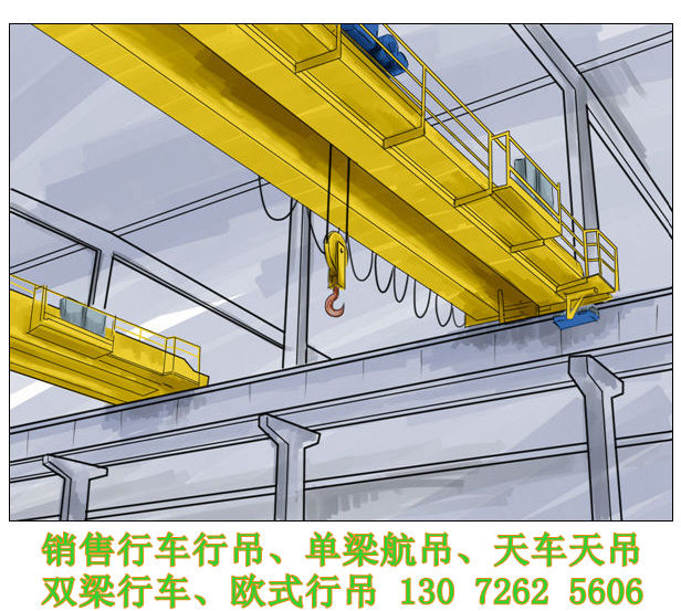 3吨5吨行吊车间用 湖北鄂州桥式起重机厂家