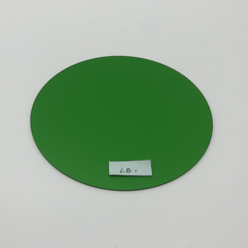 绿色光学玻璃-LB1选择吸收型有色滤光片定制厂家