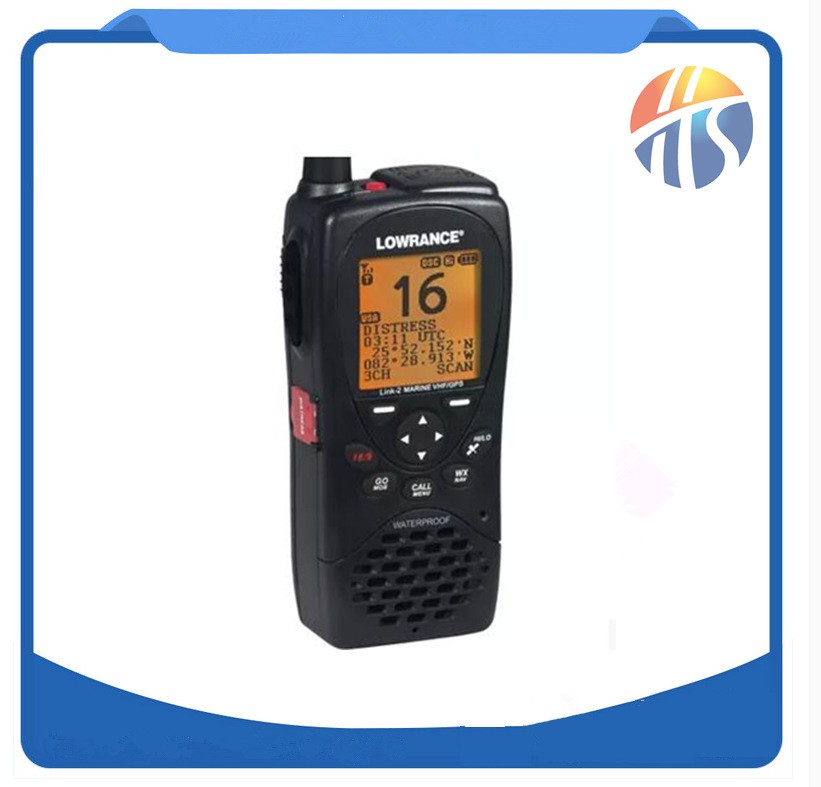 美国劳伦斯LINK-2手持式VHF/GPS船用甚高频对讲机