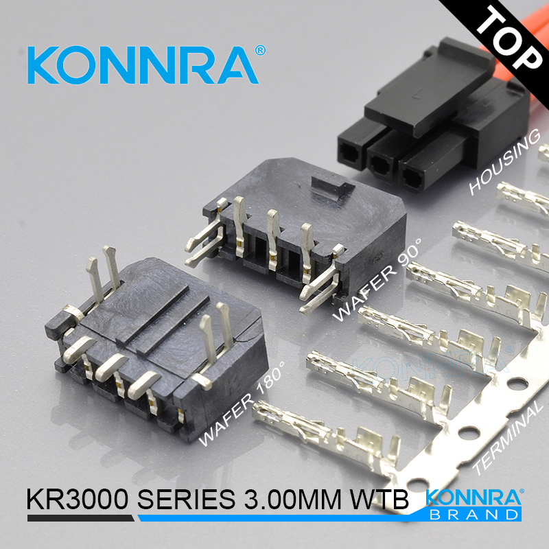 KONNRA线对板KR3000-3充电用8P/9P/10P精仿莫仕MX连接器