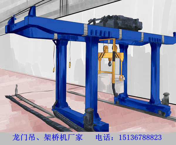 青海西宁门式起重机厂家80t40m集装箱门机