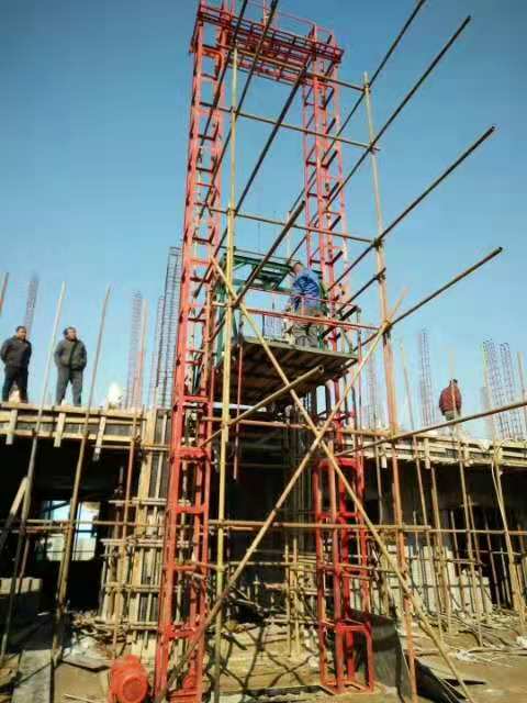 沧州SSE160型施工升降机厂家-工地上料用货梯