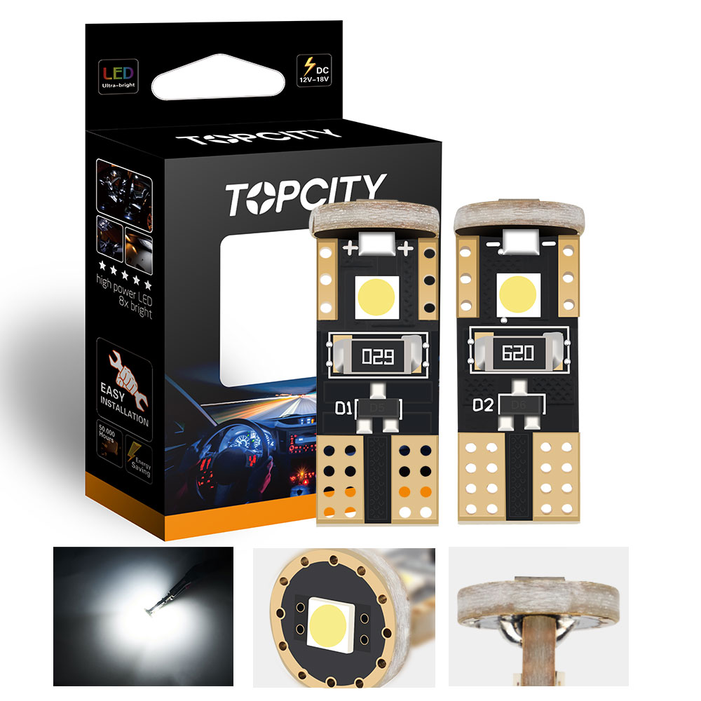 Topcity光电一号厂家热销T10示宽灯阅读灯仪表灯