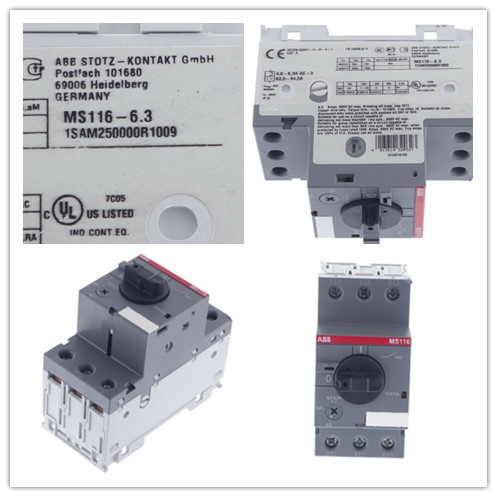 ABB马达保护断路器ms116-6.3