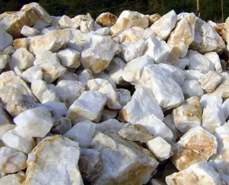 供应广西石渣和石英石和方解石和石英砂介绍