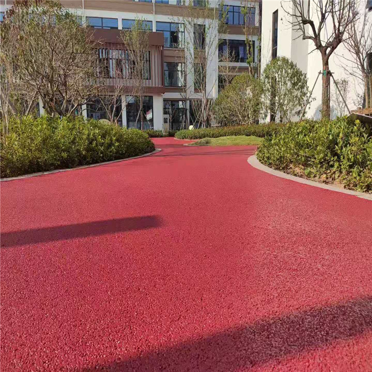 遵义市 透水混凝土 透水砼 透水路面 彩色透水地坪材料
