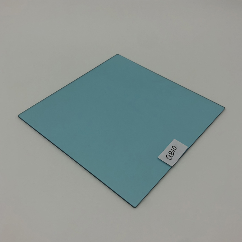 QB10青蓝色滤光片-选择吸收型光学玻璃厂家定制