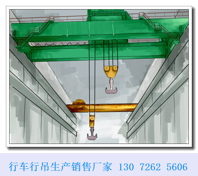 定制客户需要的厂房行吊 湖北襄樊桥式起重机厂家