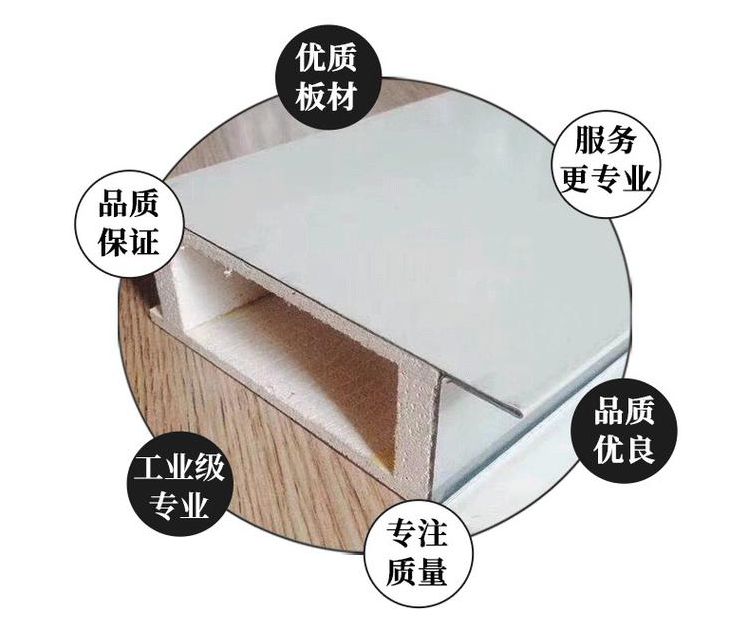 玻镁净化板 中空玻镁防火板 岩棉彩钢洁净板隔墙