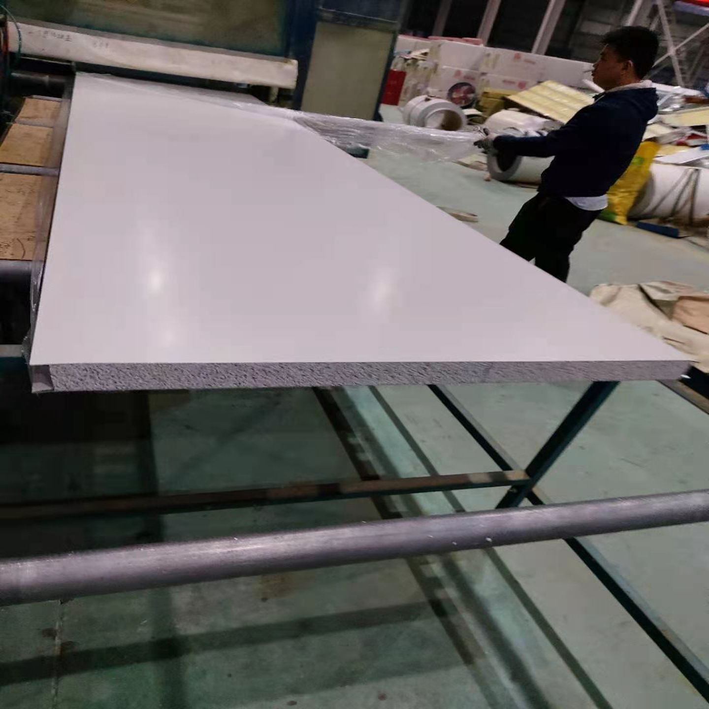 彩钢硅岩板 硅岩手工板 手工净化硅岩彩钢板