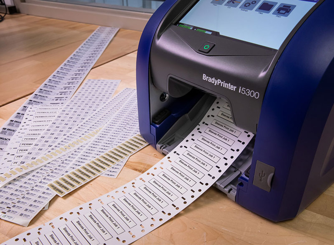 广州打印机贝迪i5300工业标签打印机