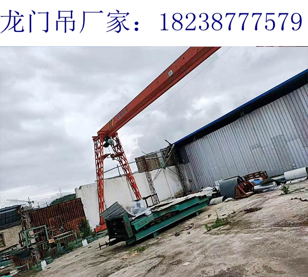 福建三明100t龙门吊厂家5t移动式悬臂吊提高工作效率