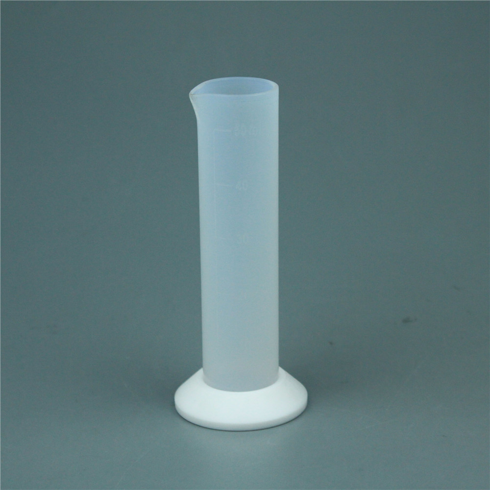 FEP量筒耐腐蚀低本底特氟龙塑料150ml可用于半导体新材料硅业