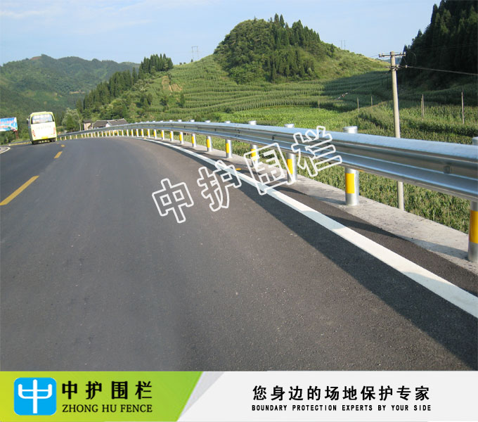 喷塑公路防撞板 广州乡镇道路波形护栏安装