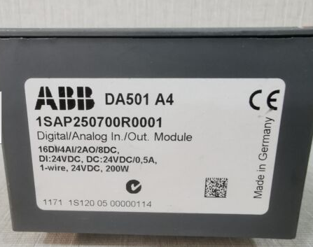 DA501 A4 ABB数字模拟模块