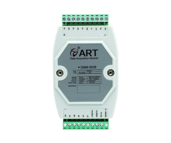3/8路交流电流采集模块ModbusRTU协议DAM3528开口/闭口互感器可选 3路10A 以下闭口5mm