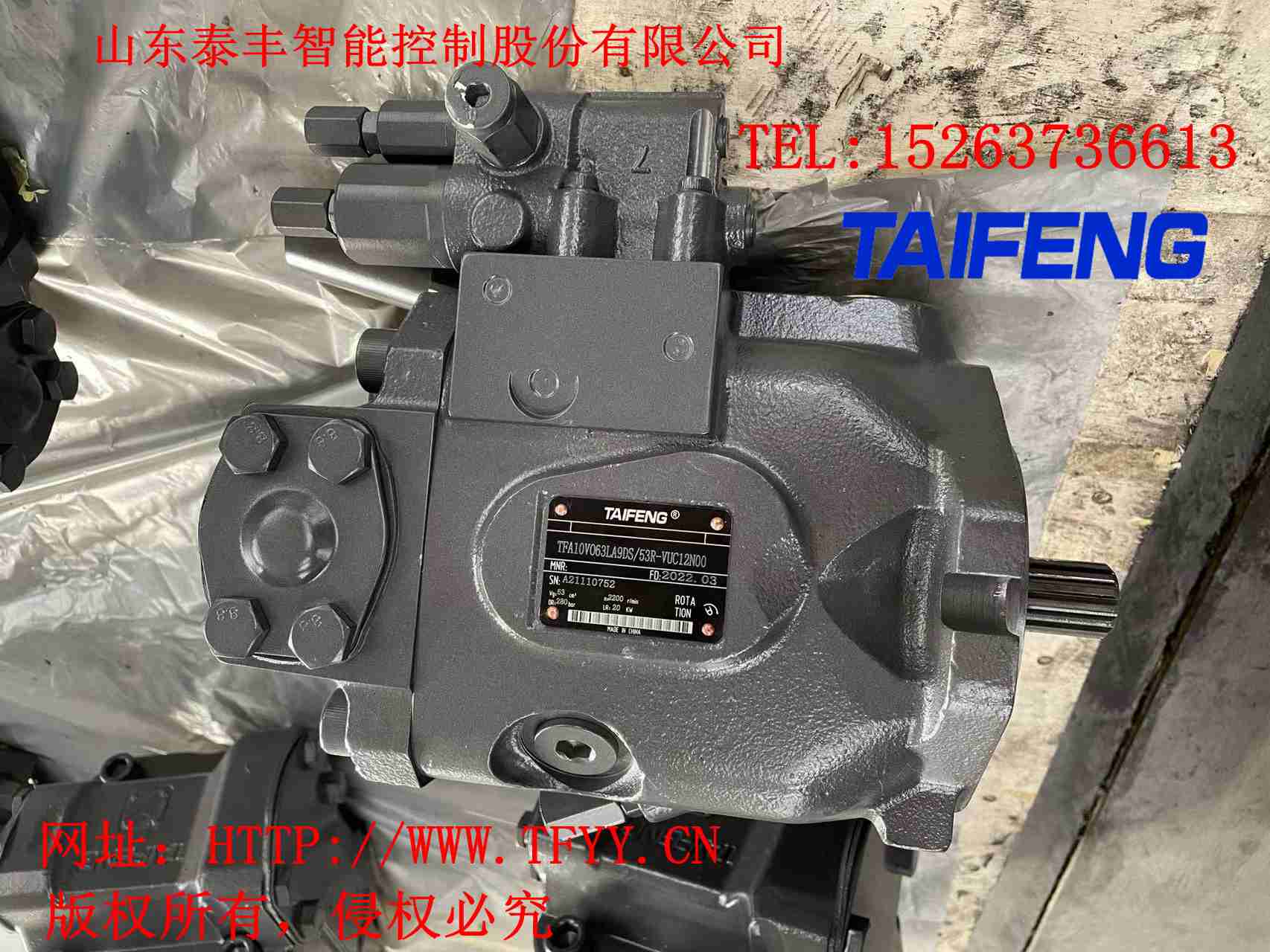 TFA10VO63LR柱塞泵山东泰丰智能厂家生产供应