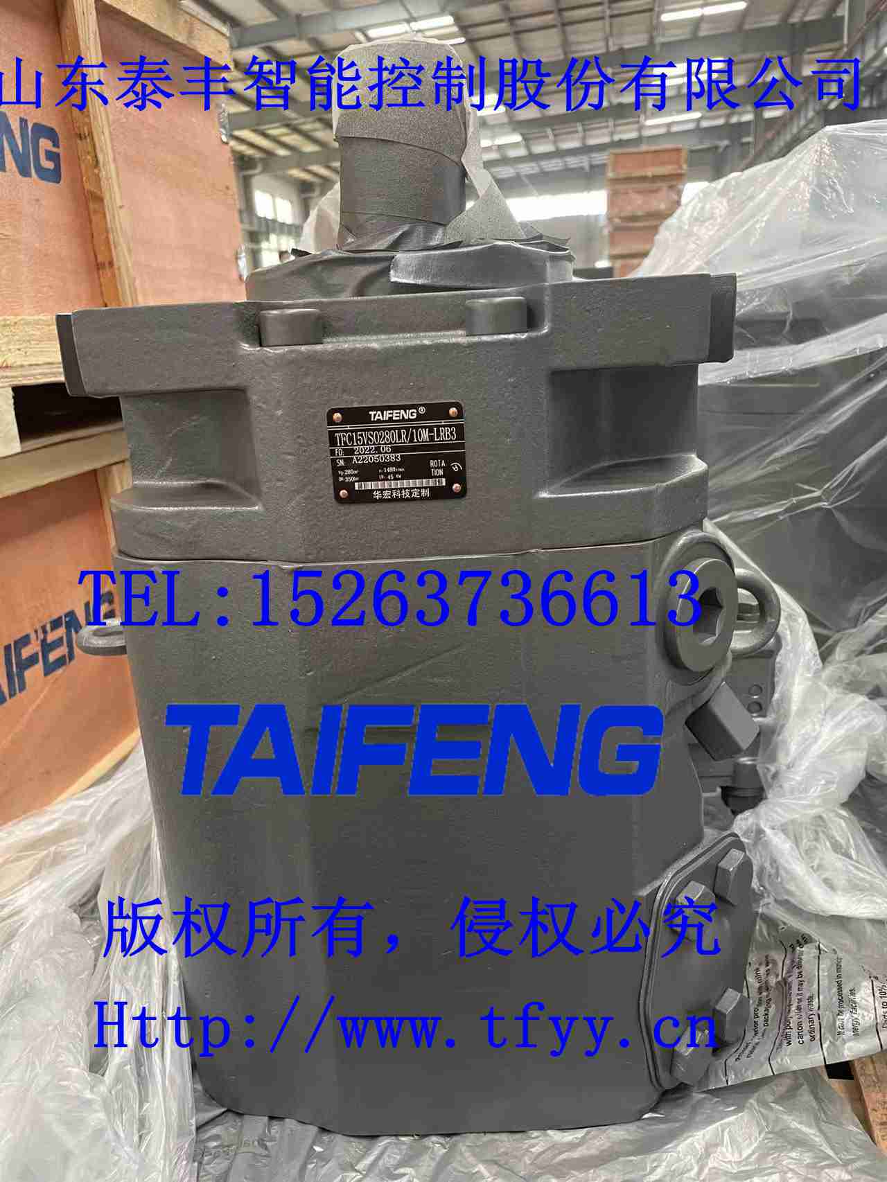 TFC15VO280LR柱塞泵山东泰丰智能厂家生产供应