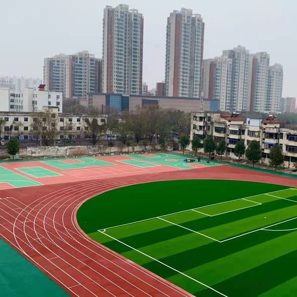 西安中小学透气型塑胶跑道改造翻新
