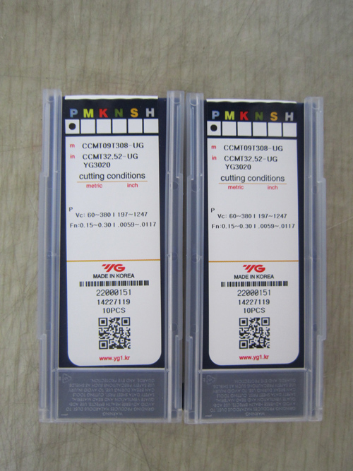 韩国YG  车刀 切削刀片 车削刀片  数控刀具 CCMT09T308-UG-YG3020