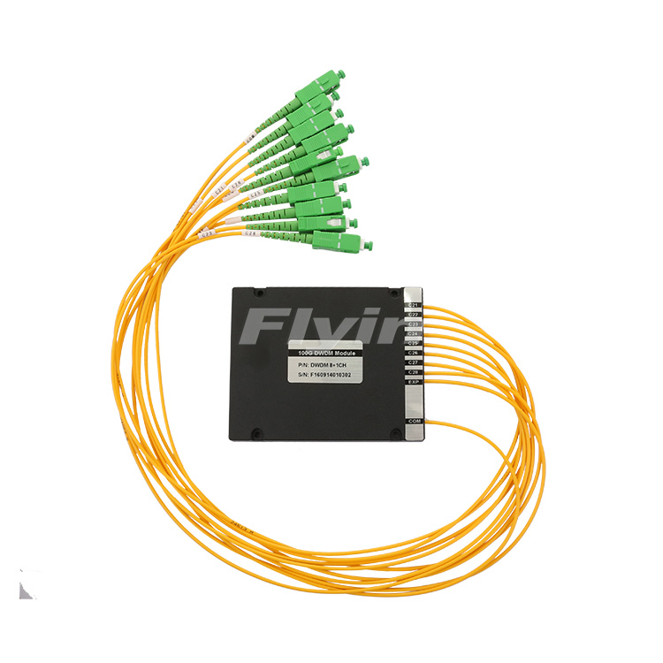 100GHz，200GHz密集型波分复用器DWDM（4,8,16通道）ABS盒式
