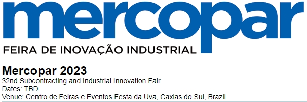 2023年巴西工业分包贸易展（MERCOPAR）