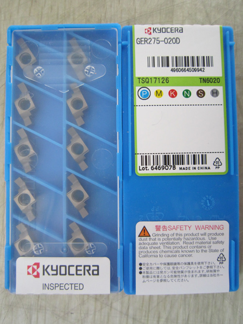 京瓷KYOCERA 数控刀片 车削刀片GER275-020D TN6020