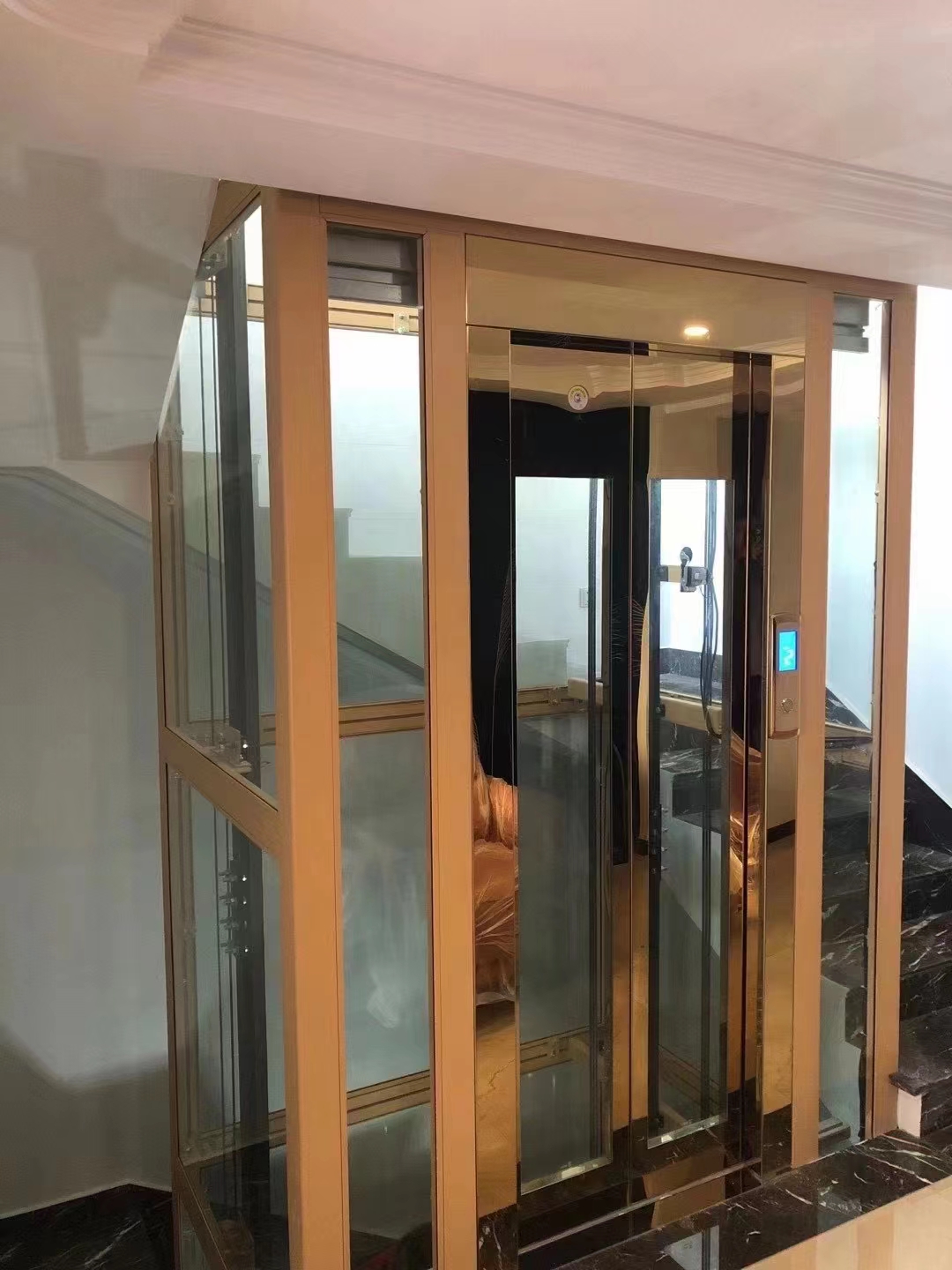 家用电梯小型电梯家用简易升降电梯小型家用室外观光电梯别墅曳引电梯无障碍梯电梯