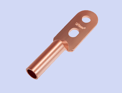 DT-50平方双孔铜鼻子 镀锌铜端子 线耳 国标电缆铜接头