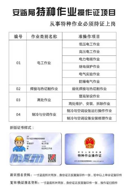 重庆市垫江县特种设备焊接作业证自己年审要什么手续年审的通知