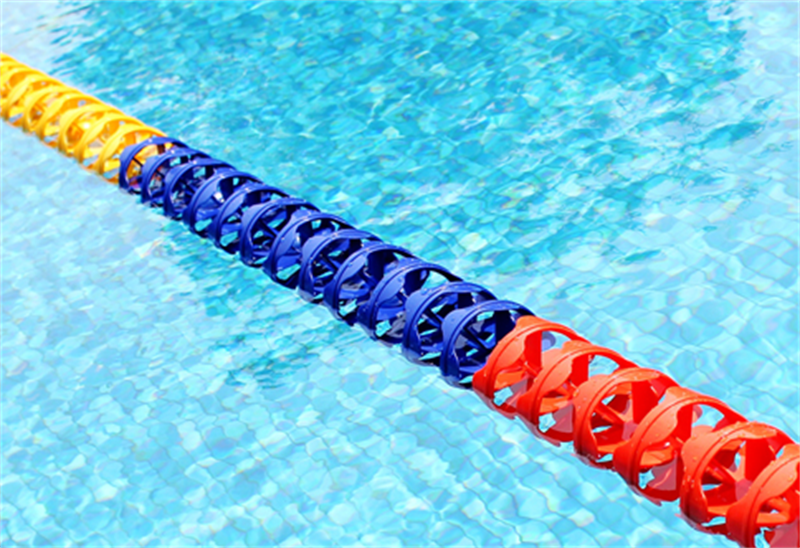泳池配套设备 博悦泳池比赛分道线 六棱形泳道线