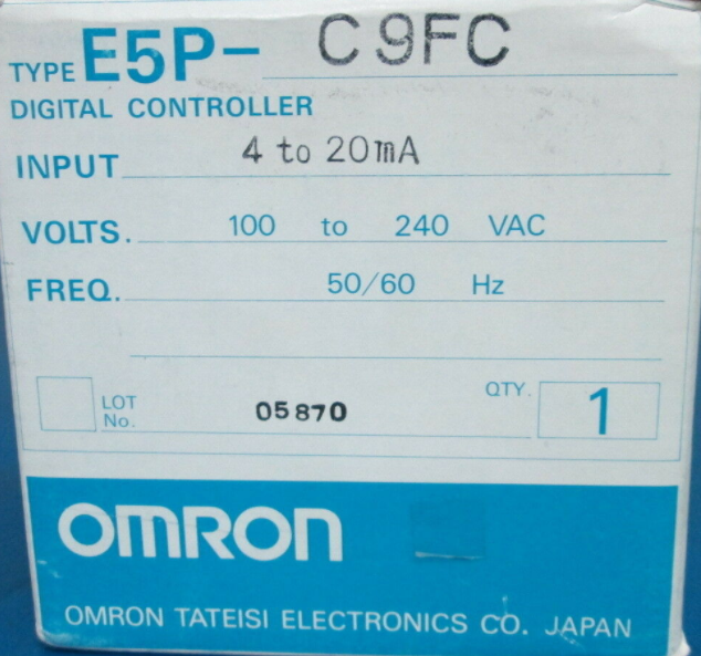 e5p-c9fc欧姆龙控制器