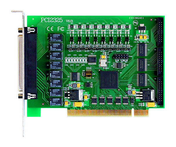 阿尔泰科技光隔离数字量输入信号继电器输出板PCI2325