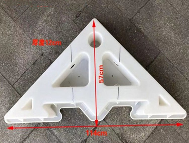 三角连锁护坡模具组合设计塑料模具