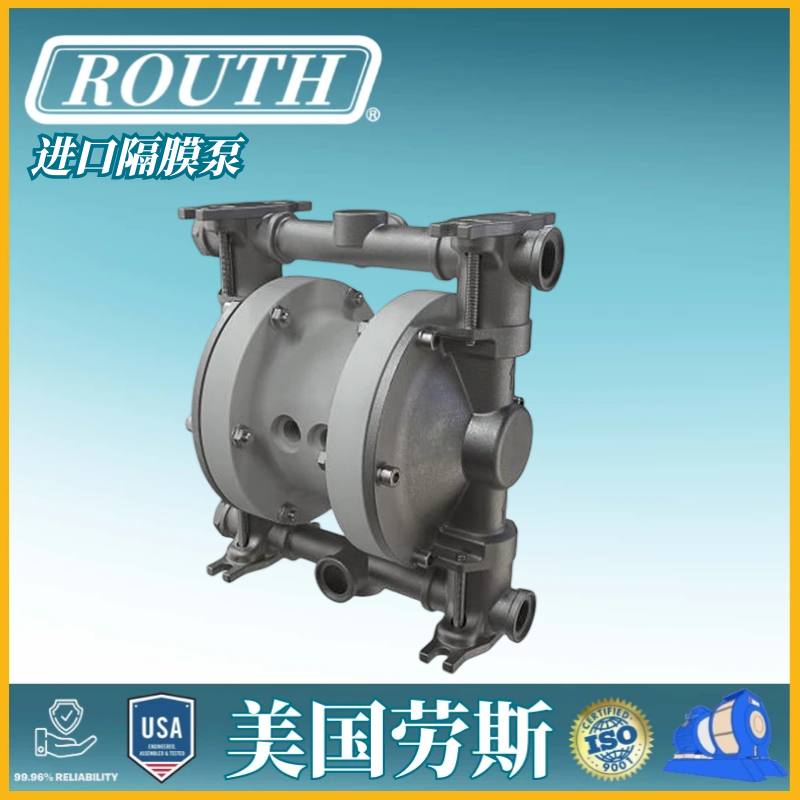 进口隔膜泵 微型 不锈钢气动 机械 塑料 高压 铝合金 小型 美国劳斯ROUTH