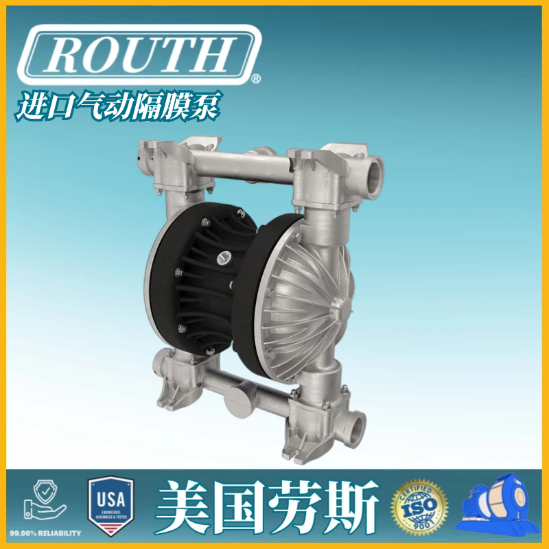 进口气动隔膜泵 塑料 空气 dby 金属 单向 微型电动 真空 铝 美国劳斯ROUTH