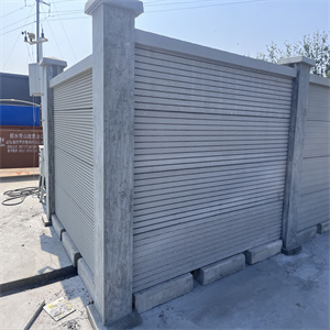 铁锐建材预制变电站装配式围墙空心墙板抗风强度高
