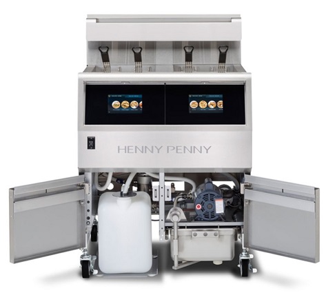 HENNY PENNY OFE 512 恒鹏触屏版炸炉连内置滤油系统 自动补油 双缸炸锅
