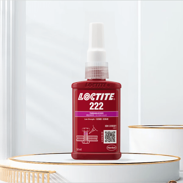 乐泰loctite222螺纹锁固胶 低强度通用型螺丝胶 触变性厌氧强力胶