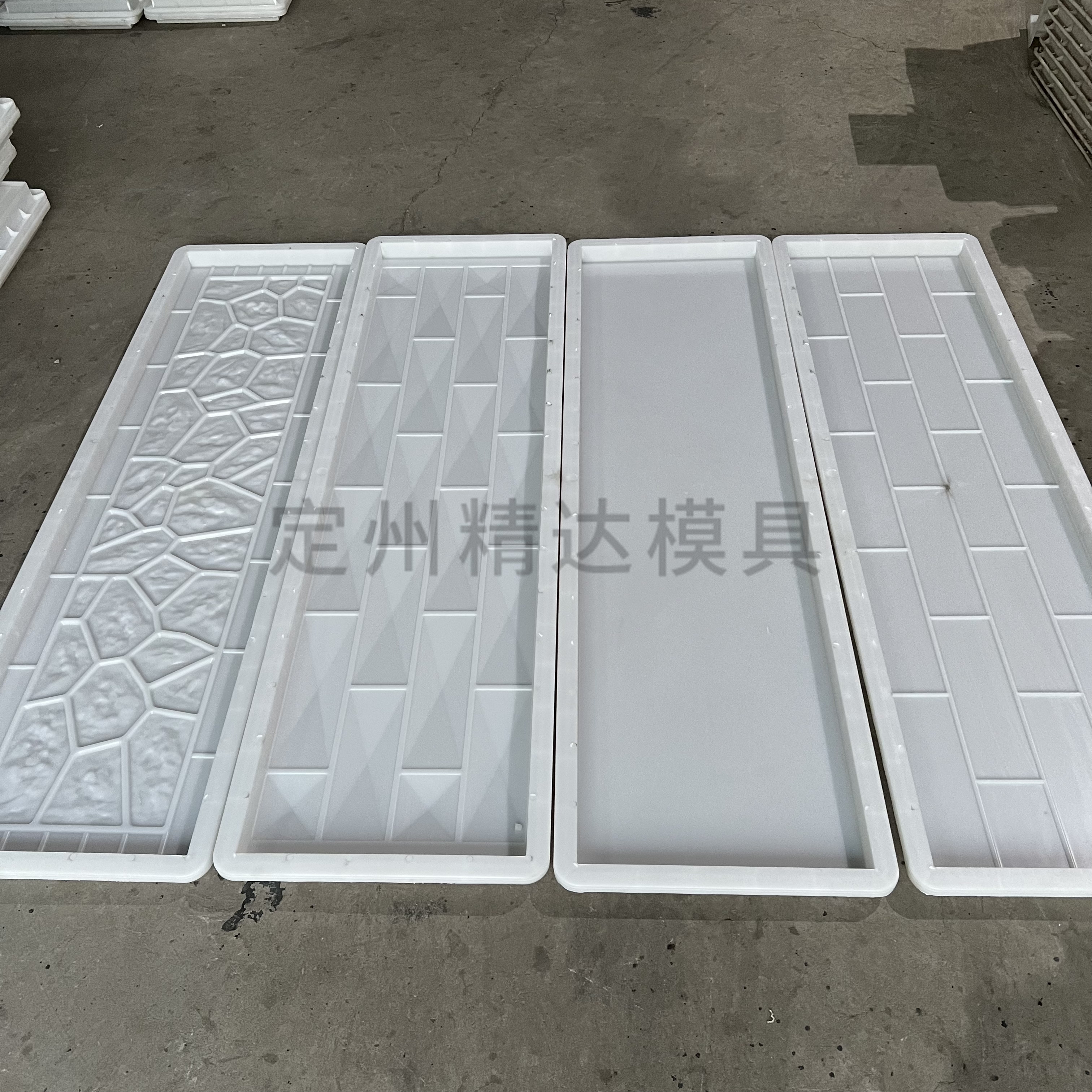 装配式围墙板塑料模具 庭院专用墙模板 精达厂家现货