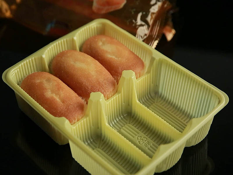 蛋黄酥吸塑托圆形 食品包装内吸塑托盘上海永怡