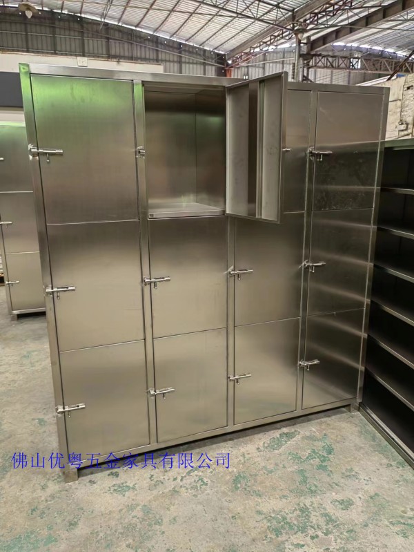 顺德不锈钢小型储物柜不锈钢机柜定做不锈钢活动柜钢板柜厂家供应