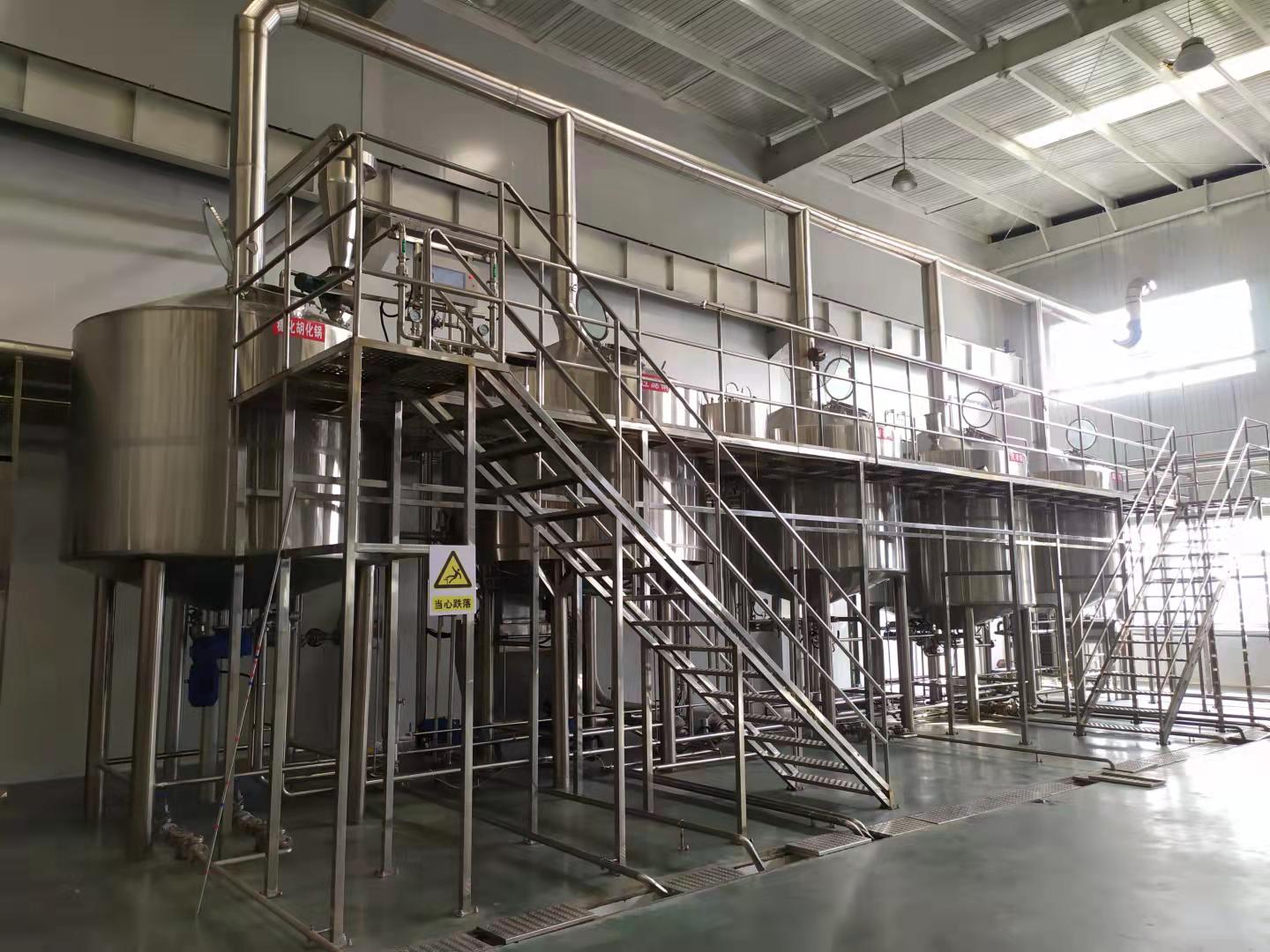 4精酿啤酒糖化设备生产啤酒用的机器