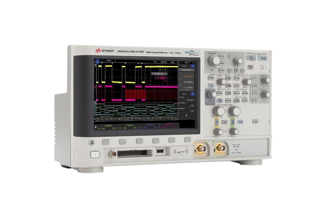 是德科技keysight DSOX3102T示波器1GHz