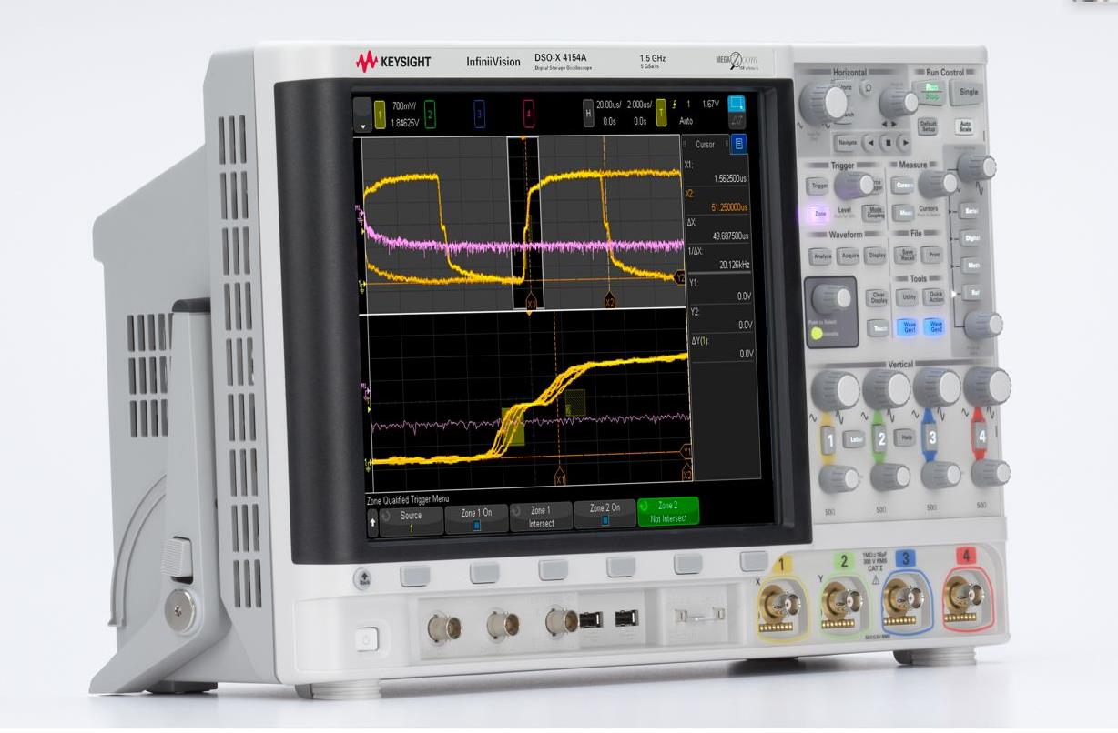 是德科技keysight DSOX4154A示波器1.5GHz