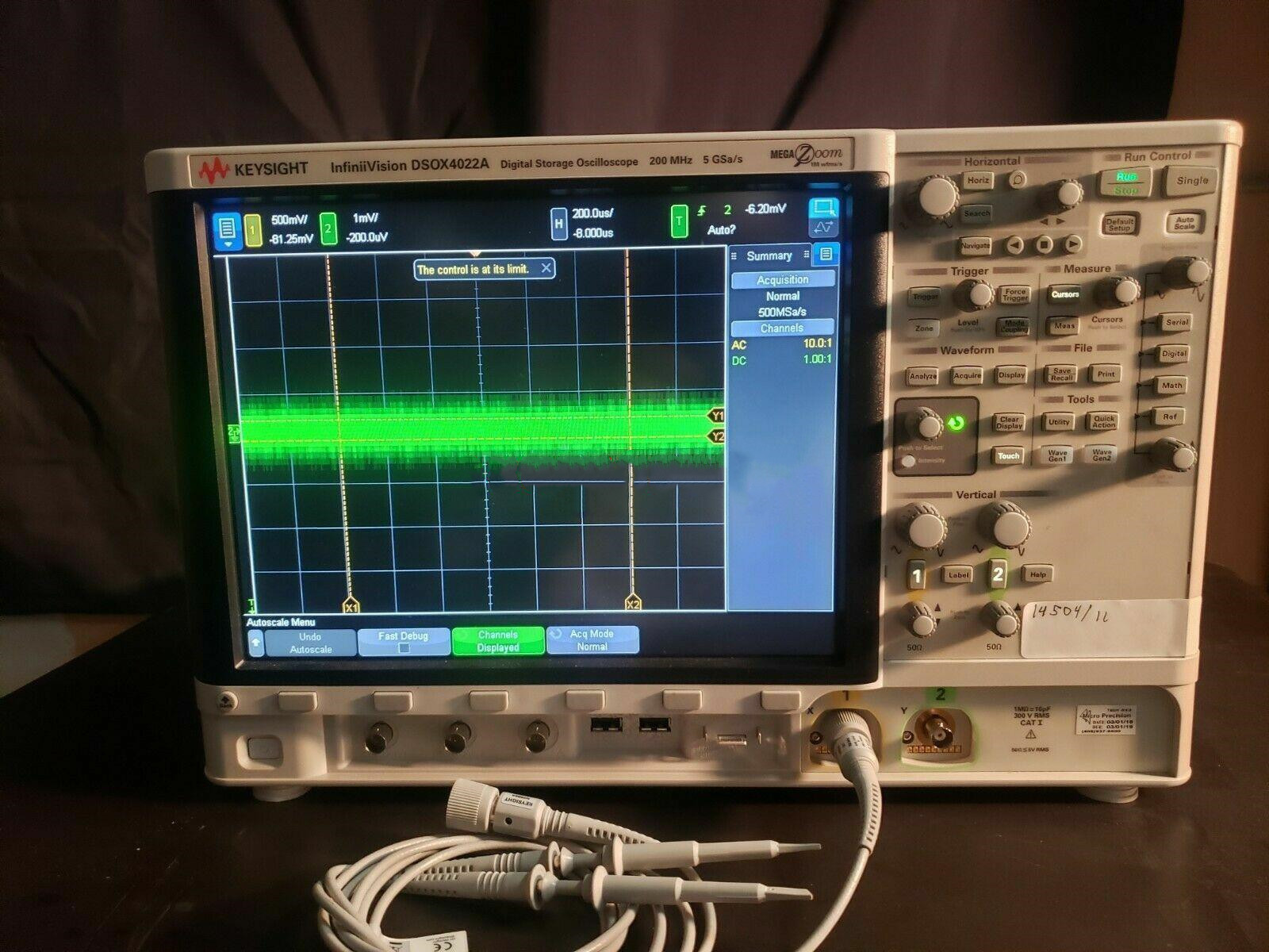 是德科技keysight DSOX4022A示波器