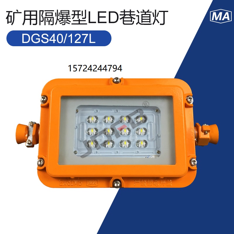 DGS40/127L(A)矿用隔爆型LED巷道灯40W矿用井下照明灯