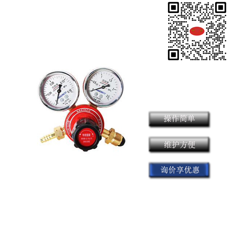 丙烷减压器YQW-02D型丙烷减压器