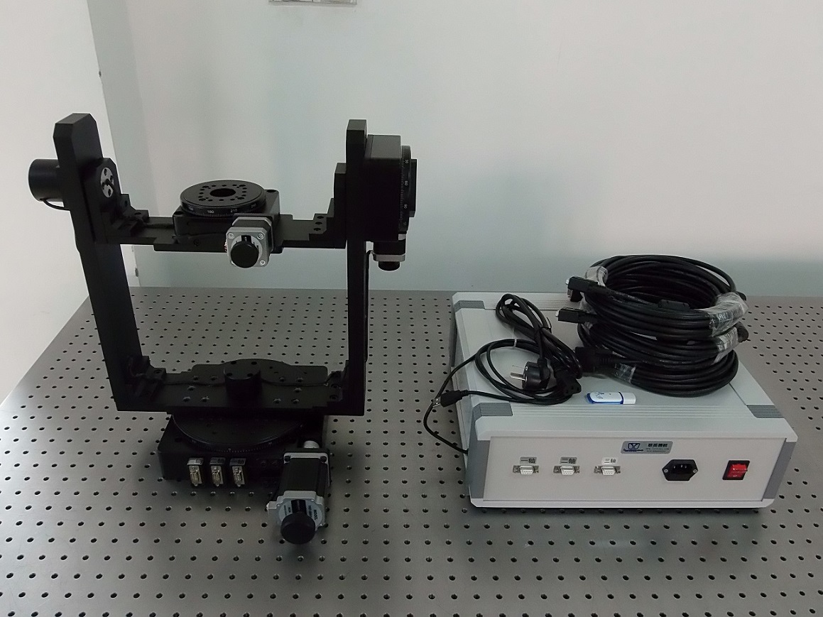 精密型电动整体二维位移台ZT300-XZ位移调整定位滑台光学测量两轴位移台光学实验工作平台