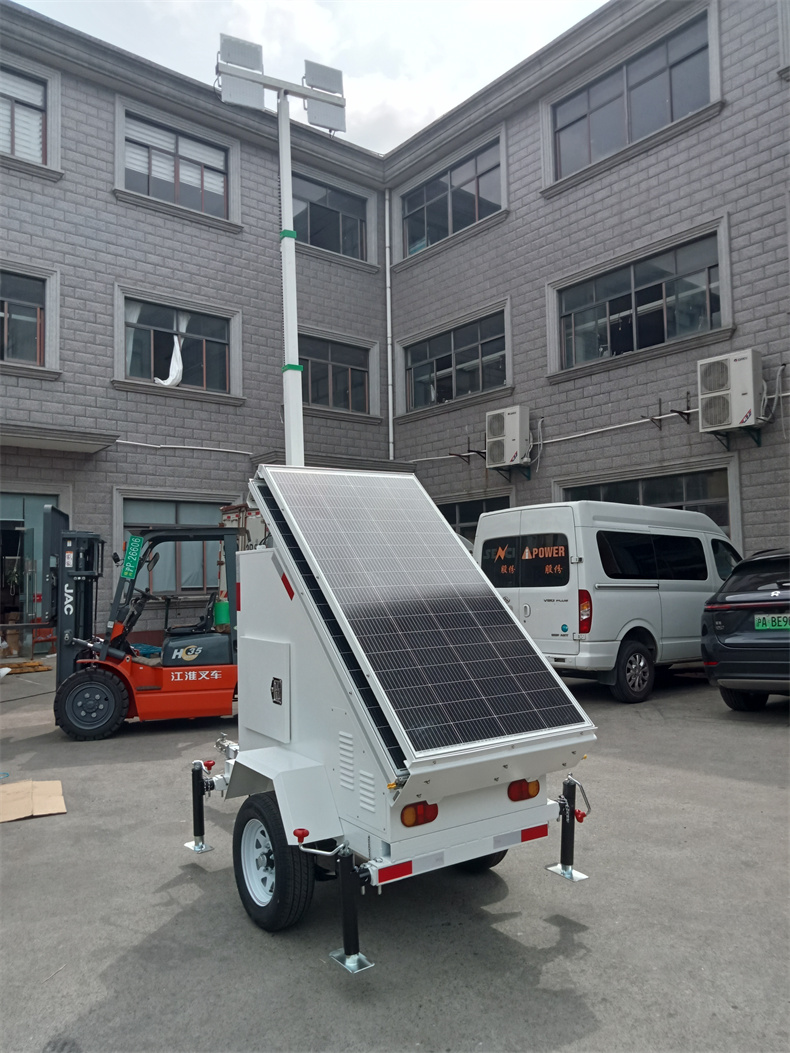 移动式太阳能LED灯塔，太阳能储能电源